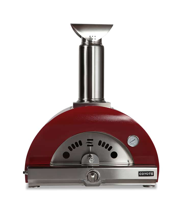 30″ Hybrid Multi-Fuel Outdoor Pizza Oven Red