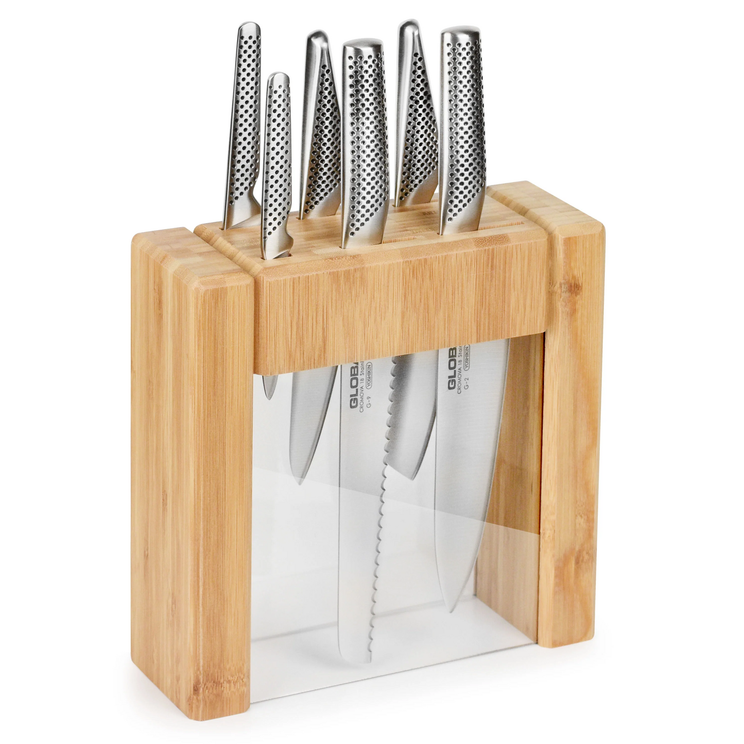 Global 7 Piece Ikasu Knife Block Set